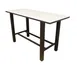 Plymold 30072TPDH30 Hero Communal Table, 72" Wide, 30" Deep, Rectangular Laminate Top, Steel H Frame Legs 1 image