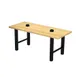 Plymold 30096SWH30 Hero Communal Table, 96" Wide, 30" Deep, Rectangular, 1-3/4" Thick Solid Beechwood Top 2 image