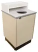 Plymold 80111BWQS Cabinet Style Trash Receptacle 1 image