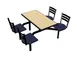 Plymold CEWL004DEQU Cebra Cluster Unit, 47"W x 66.25"D, Wall Style, Composite Seat, Laminate Top 1 image