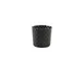 Steelite GWSVH8BKV - 12.75 oz Serving Cup, 3.375" x 3.375" Black Hammered Stainless Steel, 1 Dozen 1 image