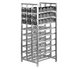 Alexander Industries CR-426 Stationary Can Storage Rack, 75H, Aluminum, 216 #5 or 162 #10 Cans 1 image