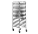 Alexander Industries E-404 Bun Pan Rack, 68H, 30 Capacity, Aluminum, Open Sides, End Loading, NSF 1 image