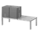 Alexander Industries HDN-2048 Heavy Duty Dunnage Rack, 48"W x 20"D x 12"H, 2000 lb, Aluminum, NSF 1 image