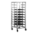 Alexander Industries HDOV-701 Mobile Oval Tray Storage Rack, 71H, 10-Tray 1200 lb Capacity, Aluminum, NSF 1 image