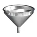 American Metalcraft 913 Funnel - 2qt (64oz), 9-1/8" Top, 16ga Spun Aluminum, Air Vents 1 image