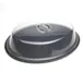 American Metalcraft ATCU 28" Oval Clear ABS Cover, Antimicrobial, Dishwasher Safe, Fits 27"–29" Trays 2 image