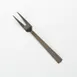 American Metalcraft BLHF10 Cold Meat Fork, 10‑12" Hammered 18/0 Stainless Steel, Vintage Black Finish 1 image