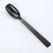American Metalcraft BLHSA10 Salad Bar Spoon, 9-3/8" Length, Stainless Steel Hammered Black 1 image