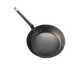 American Metalcraft BSFP12 12" Black Steel Fry Pan, Uncoated, Induction Ready, Riveted Handle 1 image