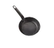 American Metalcraft BSFP8 Fry Pan, 8" Black Steel, Uncoated, Induction Oven/Broiler Safe, Riveted Handle 1 image