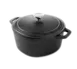American Metalcraft CIPR4 Cast Iron 4-Qt Round Baking Dish, Handles & Lid, 9½" Dia x 4¼" H, Hand Wash 1 image
