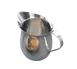 American Metalcraft CP500 Creamer Pitcher 5 oz 2-1/2"x4-1/4"x2-7/8" Bell Handle Lip Stainless Finish 1 image