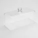 American Metalcraft LFTD135 Rectangular Clear Polycarbonate Acrylic Plate Cover, 13.5" Dome, 12"+ Size 1 image