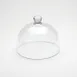 American Metalcraft LFTD8 Dome Plate Cover, Clear PC Lift Cloche, Round 8-1/8" Dia x 5-5/8" H, 8"-9" 1 image