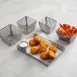 American Metalcraft LPLT10 Rectangular Stainless Steel Platter, 10" L x 7" W 1 image