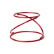 American Metalcraft LWUSR Contempo Pizza Stand, 7"/9" Dia, 7" H, Red Swirl Wrought Iron, Hand Wash 1 image