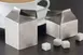 American Metalcraft MCC300 Creamer Pitcher, 3‑Oz Milk‑Carton Shape, 2" x 2‑3/4" x 2‑1/4" Steel 1 image