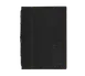 American Metalcraft MCTRLSBL Menu Cover – Black 10" x 13" Leather with Securit® Trendy Sewn Design 1 image