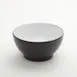 American Metalcraft NB50 - 50 oz Rice Noodle Bowl 7.5" L x 7.5" W x 3.8" H Melamine Black/White 1 image