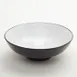 American Metalcraft NB56 - 56-Oz Round Melamine Noodle Bowl, Black/White, 10" L x 10" W x 3.4" H 1 image