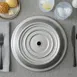 American Metalcraft PC1112R Plate Cover, 11" Dia, 2" H, Round Foot, Steel Finish, Silver 1 image