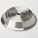American Metalcraft PC1244R Plate Cover, 12.8" L x 12.8" W, Fits 12-3/16"-12-7/16" Plates, Steel Silver 1 image