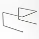 American Metalcraft RSB312 Pizza Stand - 9" L x 8-3/4" W x 7" H, Rubber-Coated Steel, Black 1 image