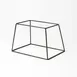 American Metalcraft RSRB7 Pizza Stand - Rubber-Coated Steel, Black, Reversible, 11" x 8" x 7" 1 image