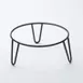 American Metalcraft RSRBH4 Pizza Stand - 9.35" Dia x 4" H, Black Rubber-Coated Steel, Loft Collection 1 image