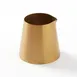 American Metalcraft SCMG3 Creamer Pitcher, 2-1/2 oz (2" Dia. x 2" H), Gold Stainless Steel, Handleless 1 image