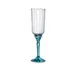Steelite 49206Q213 - Blue Stemmed Wine Glass, 7.125 oz (2.5" x 8.625"), Non‑Tempered - 24/Case 1 image