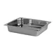 Steelite DW04FPWT - 4.0 Qt Rectangle Food Pan, 12.5" x 10.25" x 2.75", Stainless Steel 1 image