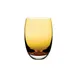 Steelite P12925A - 14 oz Amber Yellow Tumbler Glass, Capacity 13‑16 oz, Non‑Tempered, 1 Dozen 1 image