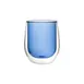 Steelite UR90282 Dbl Wall Water Glass,9.75 oz Blue Glass, Non‑Temp,4"H3‑1/2"M3‑1/8"T2‑1/4"B - 6/Case 1 image