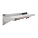 Atosa USA SWSS1230/304 18 Gauge 304 Stainless Steel Wall Mounted Shelf, 30"W x 12"D 1 image