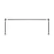 GSW USA WT-PB2418B 18" Open Base Premium Work Table with Side & Rear Crossrails / 4" Backsplash 3 image