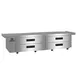 Hoshizaki CR110B-L 110" 4 Drawers Refrigerated Chef Base, Stainless Steel Top, 1/5 HP, ENERGY STAR® 1 image