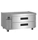 Hoshizaki CR49B-L 49" 2 Drawers Refrigerated Chef Base, Marine Edge Steel Top, 1/5 HP, ENERGY STAR® 1 image