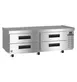 Hoshizaki CR72B 72" 4 Drawers Refrigerated Chef Base Steel Top, 1/5 HP, ENERGY STAR®, R290 1 image