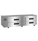Hoshizaki CR85B-L 85" 4 Drawers Refrigerated Chef Base, Stainless Steel Top, 1/5 HP, R290 Refrigerant 1 image