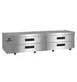 Hoshizaki CR98B-L 98" 4 Drawers Refrigerated Chef Base, Marine Edge Steel Top, (12) 12 x 20 Pans Capacity 1 image