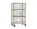 Metro MQSEC53VE-2MQ MetroMax Q Mobile Security Unit, 40-3/4W x 27-13/16D x 67-13/16H, Wire, 2 Intermediate Shelves, NSF 1 image