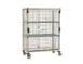 Metro MQSEC55VE-SL-2MQ MetroMax Security Unit, 52-3/4W x 29-1/16D x 67-13/16H, Wire, Mobile, 2 Intermediate Shelves, NSF 1 image