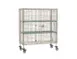 Metro MQSEC56VE-2MQ MetroMax Q Mobile Wire Security Unit, 64-3/4W x 27-13/16D x 67-13/16H, 2 Intermediate Shelves, NSF Certified 1 image