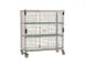 Metro MQSEC56VE-SL-2MQ MetroMax Security Unit, 64-3/4W x 29-1/16D x 67-13/16H, Mobile, Wire, Sliding Door, 2 Intermediate Shelves, NSF 1 image