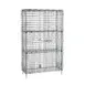 Metro SEC35C-2EZ Super Erecta Security Unit, 50-1/2W x 21-1/2D x 66-13/16H, Chrome, 2 Intermediate Shelves, NSF 1 image
