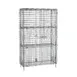 Metro SEC35C-2SE Super Erecta Security Unit, 50-1/2W x 21-1/2D x 66-13/16H, Chrome, 2 Intermediate Shelves, NSF 1 image