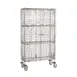 Metro SEC35S-SD-2SE Mobile Wire Security Unit, 52-3/4W x 21-1/2D x 62H, Stainless Steel Finish, 2 Intermediate Shelves 1 image