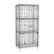 Metro SEC53C-2EZ Super Erecta Security Unit, 38.5W x 27.25D x 66.8H, Chrome, 2 Intermediate Shelves, NSF 1 image